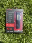 Coby 4GB Usb Digital Voice Recorder 270HR Built-in Speaker Mic Back-lit Lcd New. Price: $15.99.