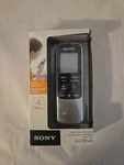 Sony ICD-BX140 4GB Digital Voice Pocket Portable Recorder Silver Nob New. Price: $29.99.