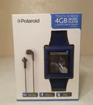 New Polaroid Touch Screen 4GB Music Player PMP768GL 2013. Price: $40.00.