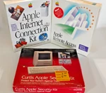 Vintage Apple Lot Sealed Internet Connection Kit, Remote Access. Price: $100.00.