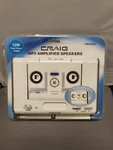Craig CMA3002 MP3 Amplified Travel Speakers New. Price: $19.96.