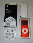 Apple Ipod Nano 2ND Generation (4GB) Red Special Edition Packaging Open. Price: $174.99.