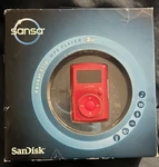 Sandisk Sansa Clip 2GB MP3 Player Red SDMX11R New. Price: $69.99.