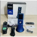 Sony E053K Walkman With Speaker Set 4GB Blue Authentic Portable Player Used. Price: $64.38.