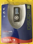 Sansa Sandisk C140 1.0 Gb MP3 Player Black Color New Open. Price: $54.87.