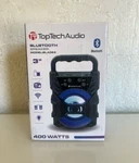 Toptech Audio Portable Mini Speaker Bluetooth 400 Watt Model: BLADE4 Open. Price: $13.29.