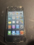 Apple Ipod Touch 4TH Generation Black 8GB Smashed Digitizer Plays For. Price: $6.00.