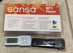 Sandisk Sansa M240 Silver ( 1.0 Gb ) Digital Music Player Fm Tuner Used. Price: $49.95.