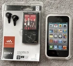 Sony NWZ-E345 MP3 Series 16GB New Sealed And Ipod Touch 32. Price: $187.88.