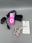 Apple Ipod Nano A1199 2ND Generation Pink 4GB Charger & Headphones Bundle Used. Price: $110.49.
