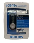 Sealed Philips Digital Audio Player 1GB/GO Black SA4111/37 MP3 460 Songs New. Price: $40.00.