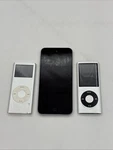 (3) Apple Ipods A-1285 A-1199 A-1421 As Is For Parts Repair. Price: $125.00.