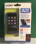 Coby MP827 4GB 2.8-IN Video Touchscreen FM/MP3 Player New Sealed Black. Price: $179.95.