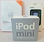 Boxed Collector's Apple Ipod Mini A1051 4 Gb 2ND Generation Silver Bundle Open. Price: $427.49.