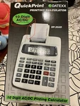 Datexx Quickprint 10-DIGIT Ac/dc DP-30AD Office Printing Calculator Home Used. Price: $24.95.