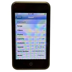 Apple Ipod Touch 2ND Gen 8GB Black/silver PA623LL Ios 3.1.3 Wi-fi MP3 Player Used. Price: $27.99.