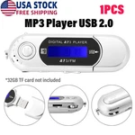 Usb Digital MP3 Music Player Portable Lcd Screen Support 32GB Tf Card Fm Radio New. Price: $12.99.