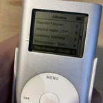 Apple Ipod Mini 1ST Gen Silver 6GB MP5002 117 Songs Hp Rare 2005 Used. Price: $129.99.