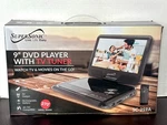 Supersonic SC-259A 9" Dvd Player With Tv Tuner Sd Card And Usb Input Open. Price: $89.95.
