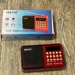 New Open Box Haetin KK-62 Digital Player Radio. Price: $29.95.