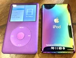 Apple Ipod Classic 6TH Generation 80GB Purple Pink Rainbow Back Excellent. Price: $224.95.