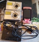 Sony Walkman MP3 Player NWZ-S544 Pink, Electronic Lot Cyber-shot Cameras Used. Price: $90.00.