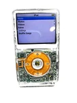 Apple Ipod Video Classic 5.5TH Generation 128GB Clear Front Excellent Condition. Price: $324.95.