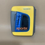 Sony Walkman WM-FS191 Sports Radio Cassette Player Am Fm Yellow Gray Blue Tested Used. Price: $44.99.