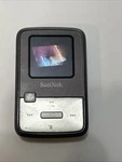 Sandisk Sansa Clip Zip 4GB Digital Media MP3 Player Gray Working No Sd Used. Price: $39.99.
