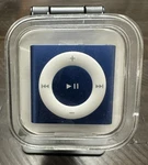 Apple Ipod Shuffle 2GB New Sealed 4TH Generation Blue Vintage Model A1373 Open. Price: $100.00.