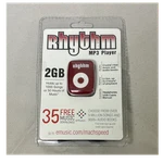 Rhythm MP3 Player 2GB Red CL2-16B Rd Usb Headphone Jack Rechargeable Wma New. Price: $9.77.