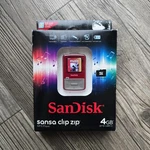 Sandisk Sansa Clip Zip 4GB MP3 Player - Jumpstart Red Factory Sealed! New. Price: $149.95.