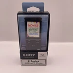 Sony MP3 Walkman, NWZ-E474, Video Player, 8 Gb, Black, New. Price: $300.00.