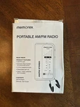 Memorex Portable Am/fm Radio Pocket Player With Belt Clip MA39 Open. Price: $12.74.