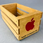 Apple Computer Inc Custom Promotional Wood Crate Floppy Disc Storage Box Vintage. Price: $124.95.