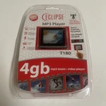 Eclipse T180 4GB MP3 Red Music Video Player - Touch Screen New Sealed. Price: $18.95.