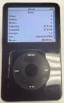 Apple Ipod Classic 5TH Gen 30GB A1136 MA446LL 0526-01 Used. Price: $105.00.