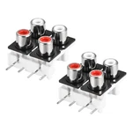 2 X Av Concentric Outlet 4 Rca Female Jack 6PIN Connector Socket Panel Mount New. Price: $13.33.