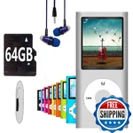 64GB MP3 Player Hotechs Digital Lcd Screen Fm Radio Voice Record Silver New. Price: $37.18.