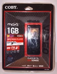 Coby MP4 1GB MP3 Video Player Fm Tuner Plug And New Sealed Up To 500 Songs. Price: $25.97.