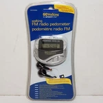 Sportline Go Walking Fm Radio Pedometer W/ Earbuds Model GW3398SL Brand New. Price: $19.99.