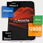 Apple Iphone 11 6.1" Liquid Retina Hd 128GB Verizon Unlocked Good. Price: $180.49.