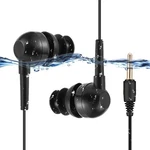 Agptek IPX8 Waterproof In-ear Earphones, Coiled Cable Swimming 11.99, Black New. Price: $21.82.