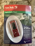 Sealed Rare New Sandisk SDMX1-256A18 Digital Audio MP3 Wma Player Voice Recorder. Price: $60.00.