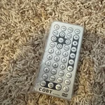 Coby TF-DVD500 JX-2001B Remote Control For Portable Player Genuine New. Price: $14.95.