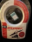 Vtg Sylvania 2GB Compact MP3 Player Blue & White Smp 2012 New Original Packaging. Price: $14.99.