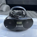 Insignia A1320 Portable Cd Boombox Player Dual Speakers Carry Handle Black Used. Price: $25.00.