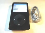 Apple Ipod Classic 5.5 Gen. Black 80GB...WOLFSON Chip...new Battery... Used. Price: $209.99.