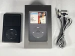 Apple Ipod Classic 6TH Gen A1238 Black 80GB With Box Used. Price: $124.99.