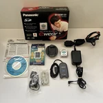 Vtg Panasonic SV-SD81 MP3 Card Audio Music Player E.wear W/ Accessories Works Used. Price: $137.21.